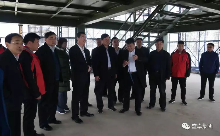 省市区领导莅临盛卓集团调研公司上市工作